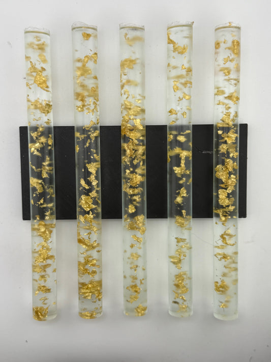 Clear Gold Flake